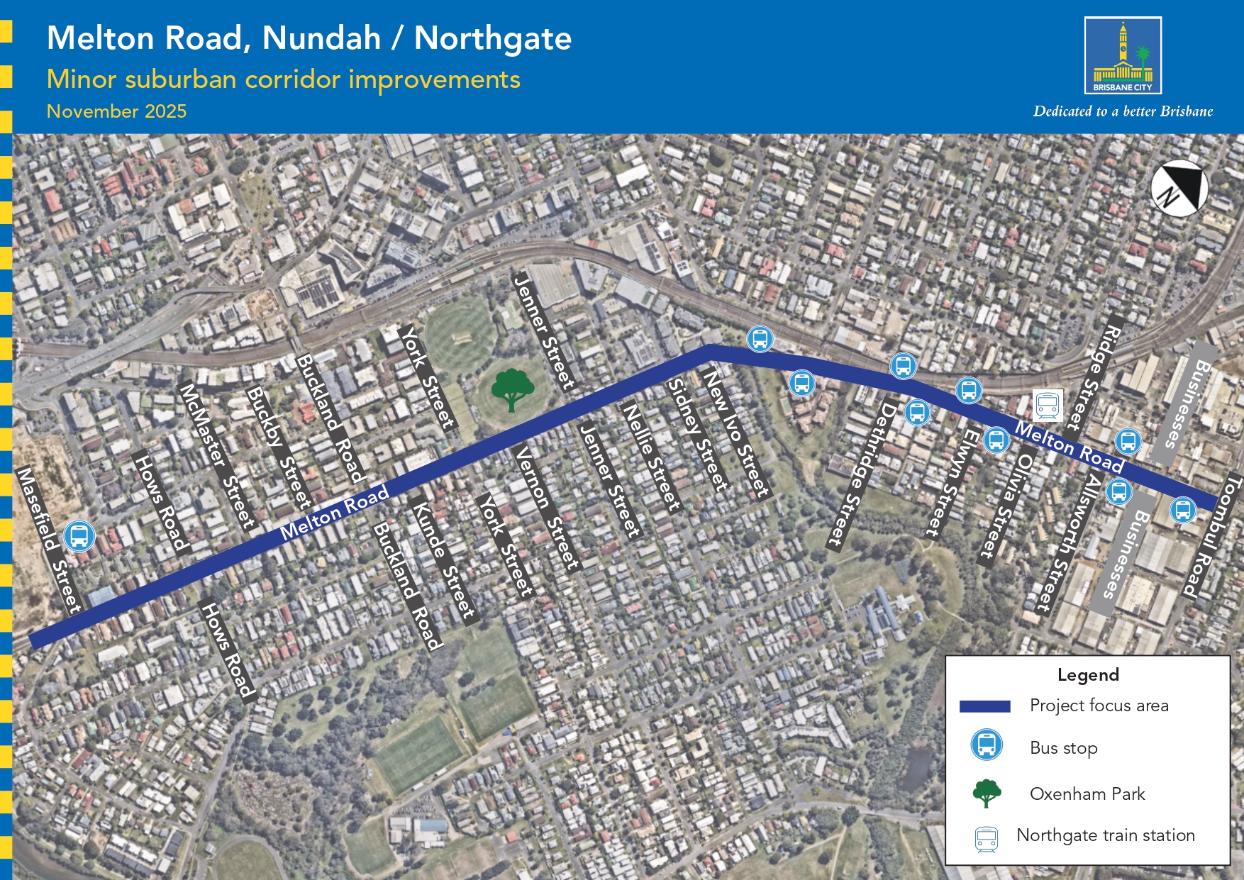 Melton Road Minor Suburban Corridor Improvements Project Brisbane Eb5a676ddb42f743dca86991289a66d5 Melton Road Nundah Northgate 